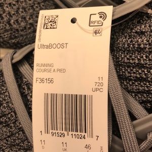 COPY - Brand new Adidas Ultraboost grey Size 11.5
